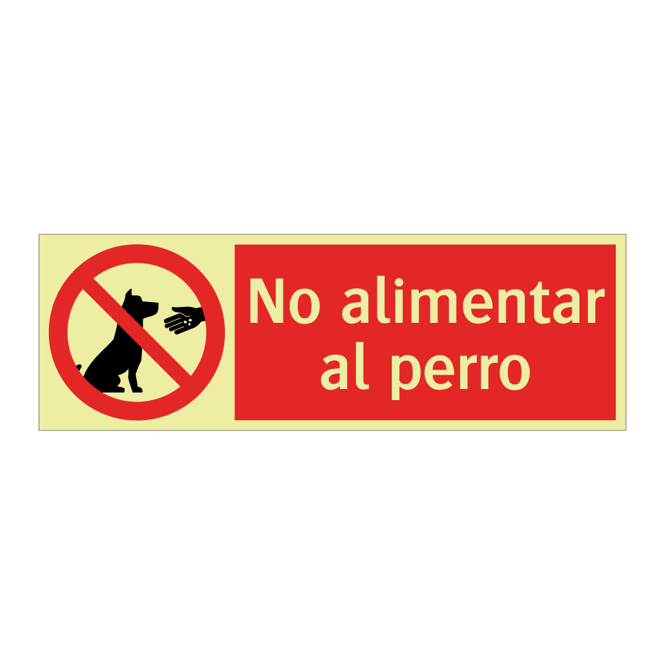 No alimentar al perro
