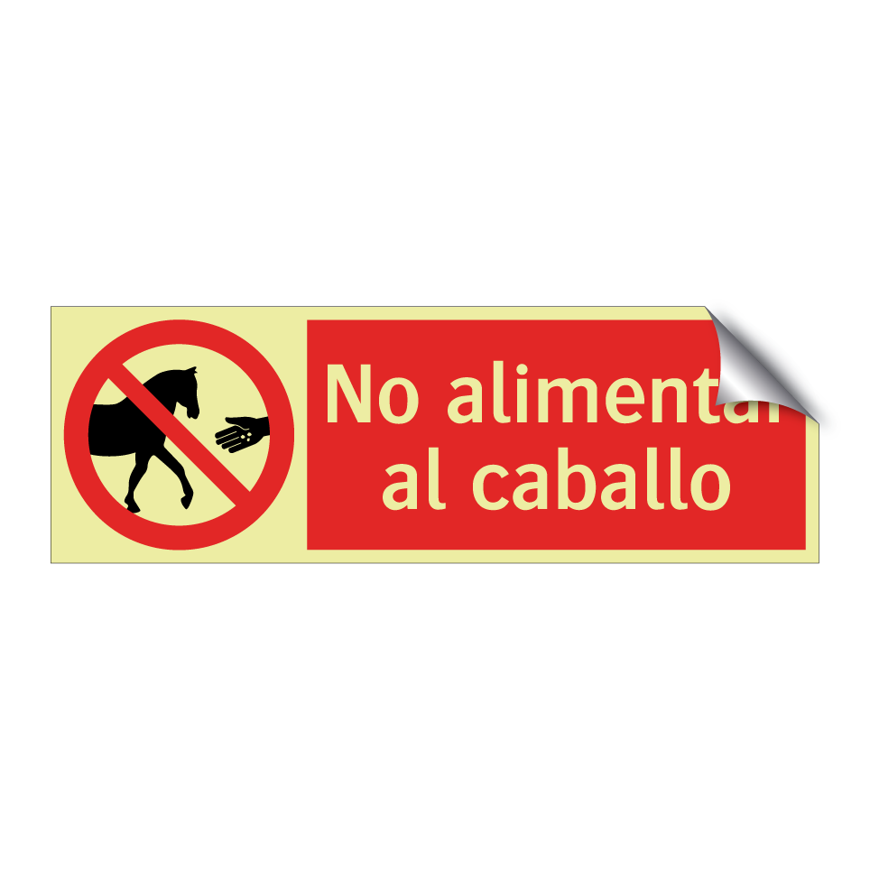No alimentar al caballo