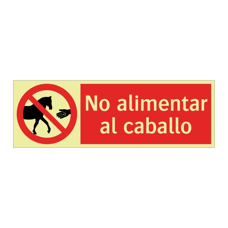 No alimentar al caballo