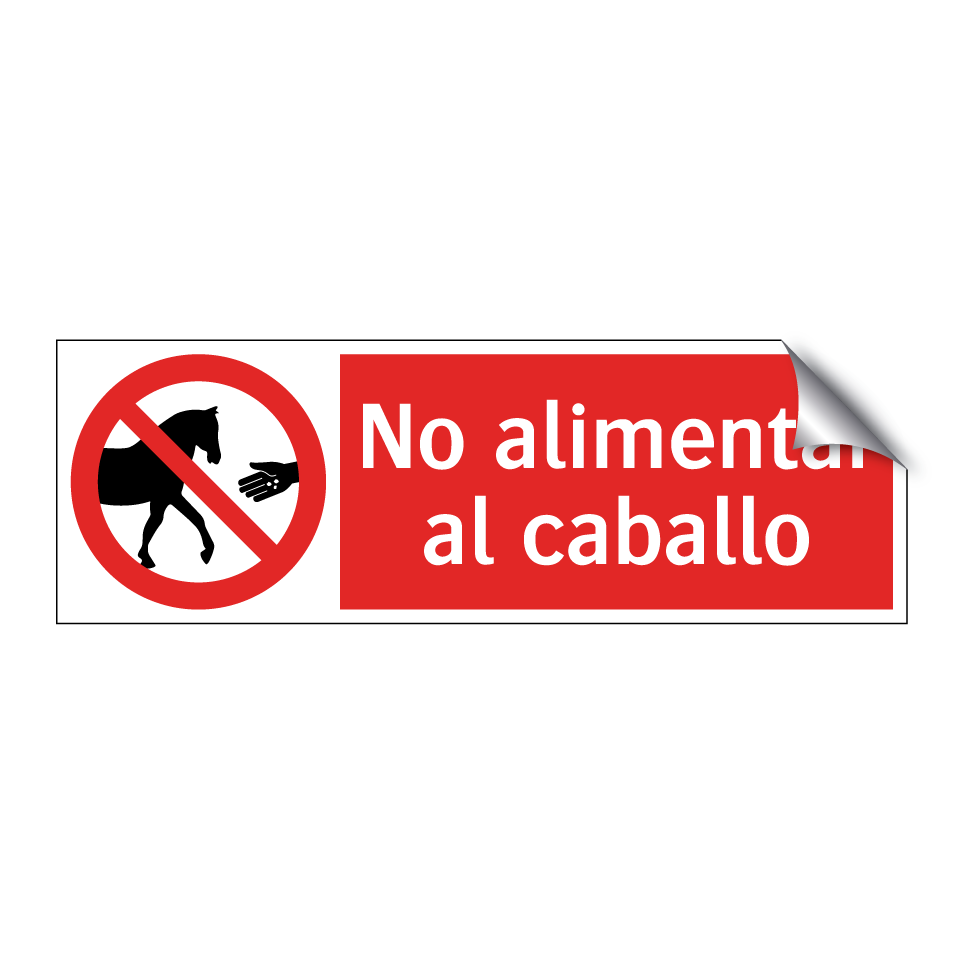No alimentar al caballo