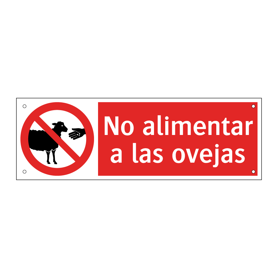 No alimentar a las ovejas