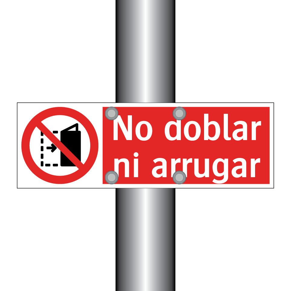 No doblar ni arrugar