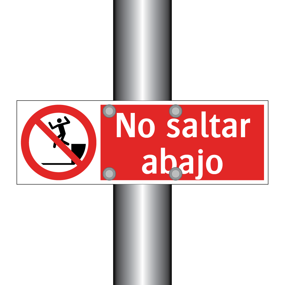 No saltar abajo