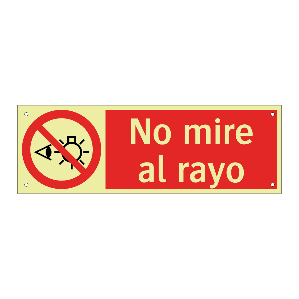 No mire al rayo