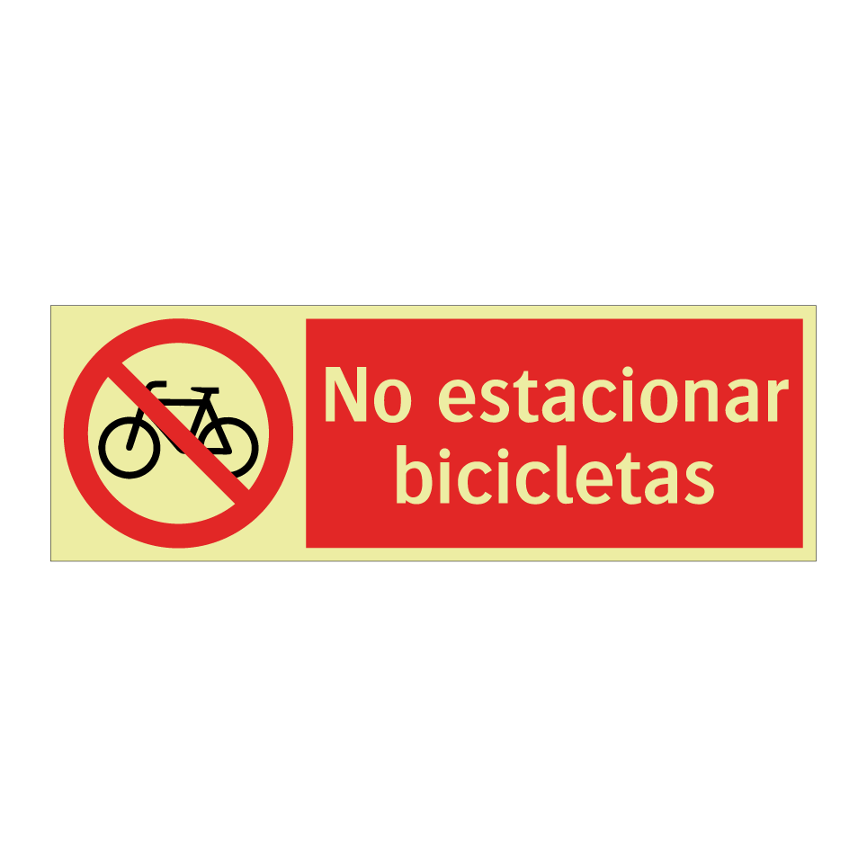 No estacionar bicicletas