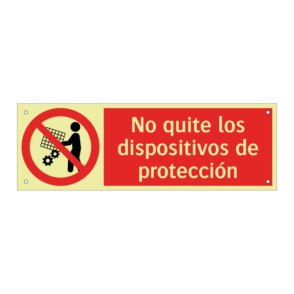 No quite los dispositivos de protección
