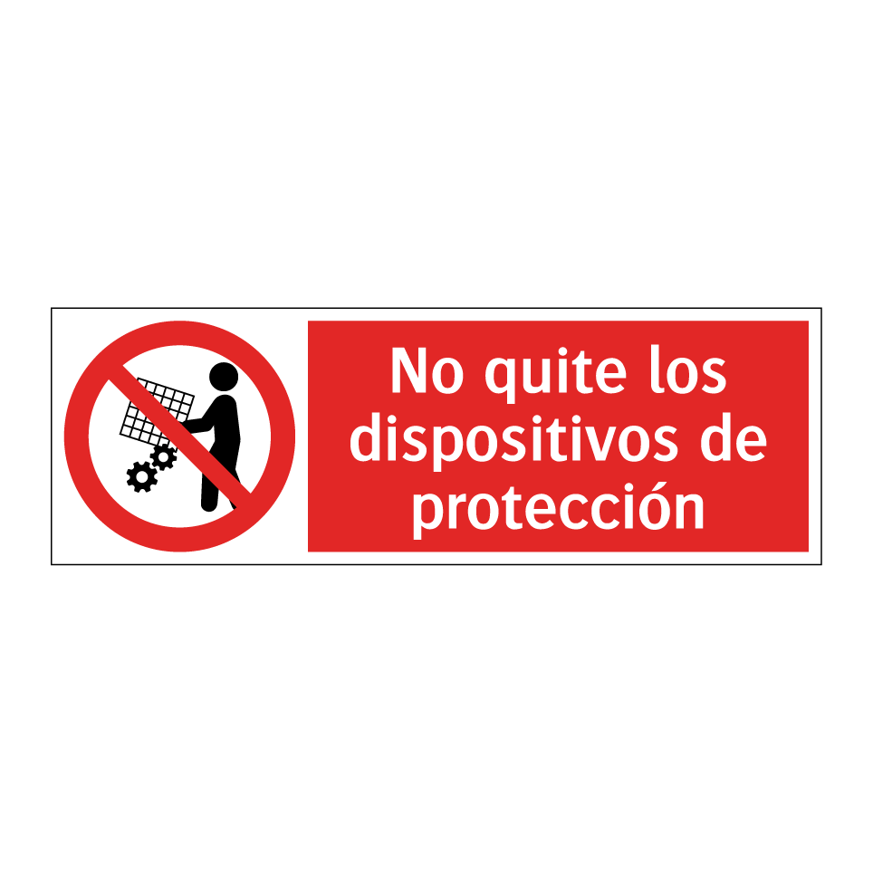 No quite los dispositivos de protección