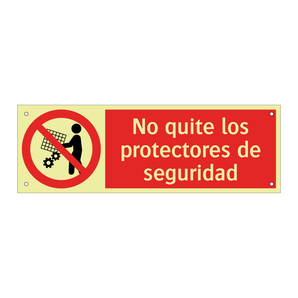 No quite los protectores de seguridad