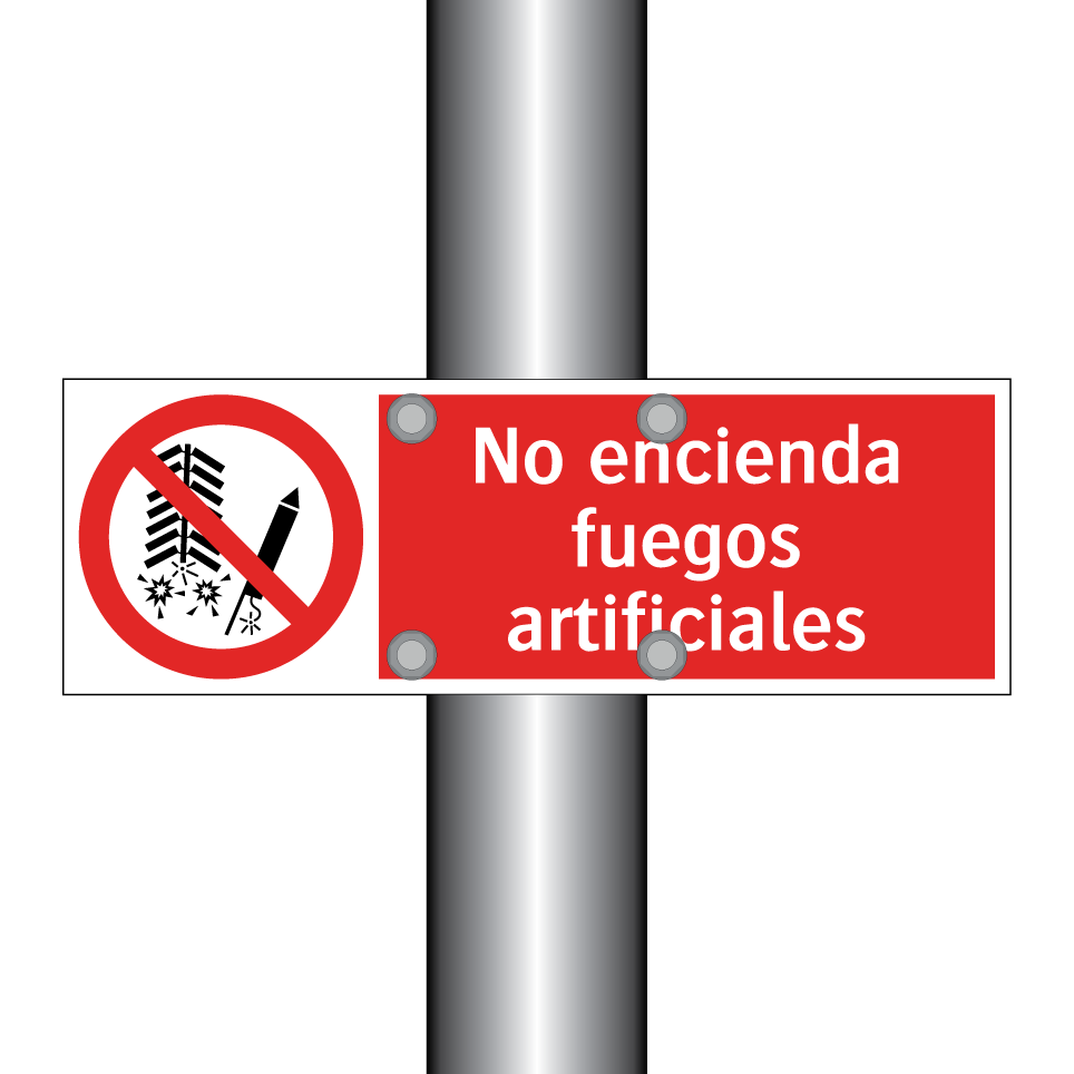 No encienda fuegos artificiales