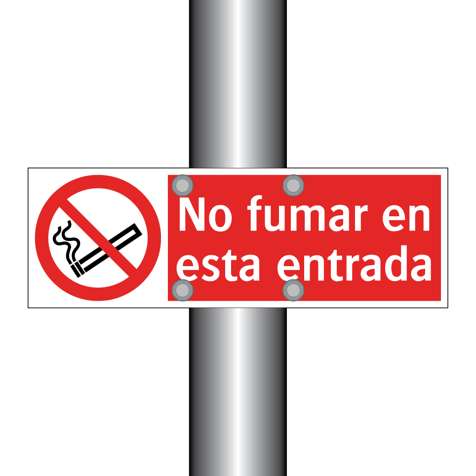 No fumar en esta entrada