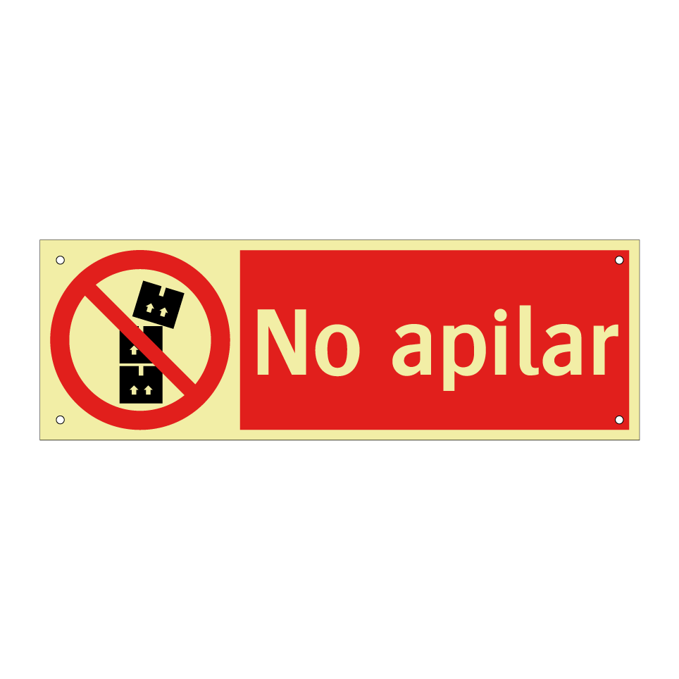 No apilar
