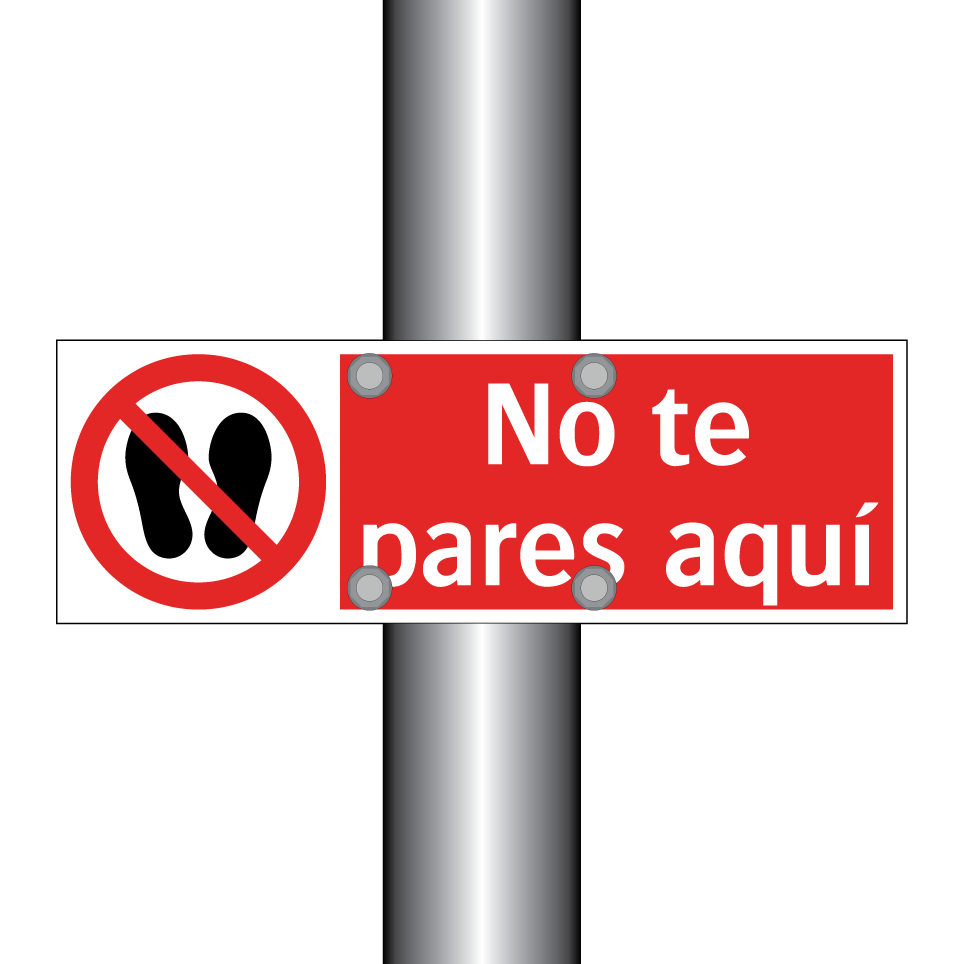 No te pares aquí