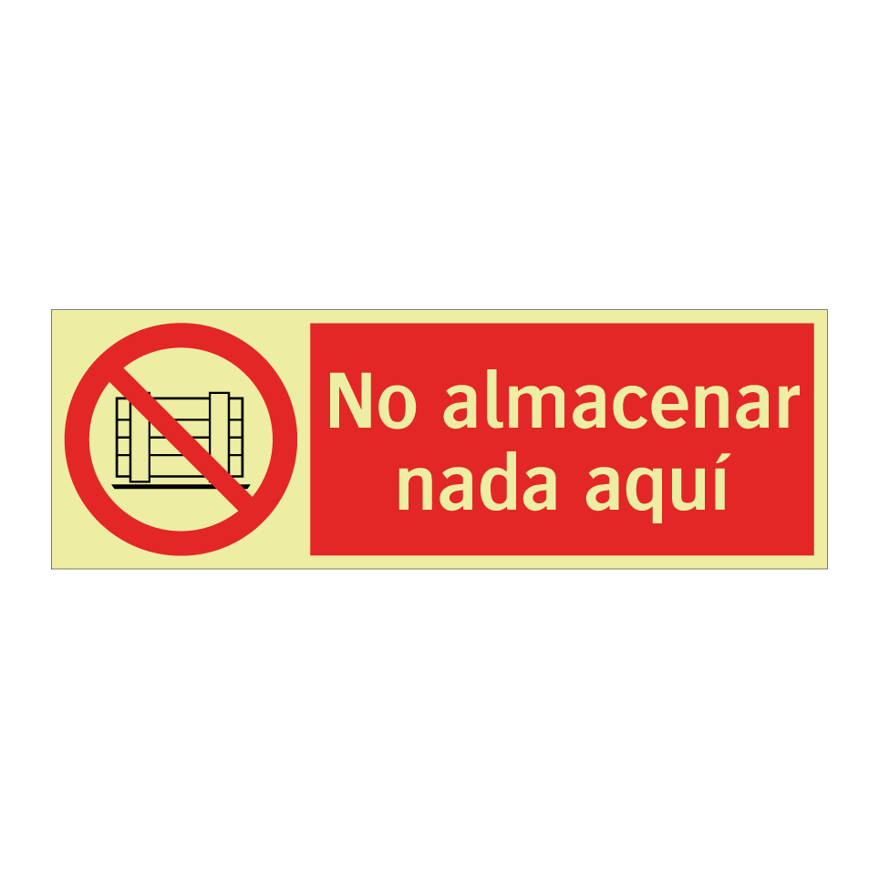 No almacenar nada aquí