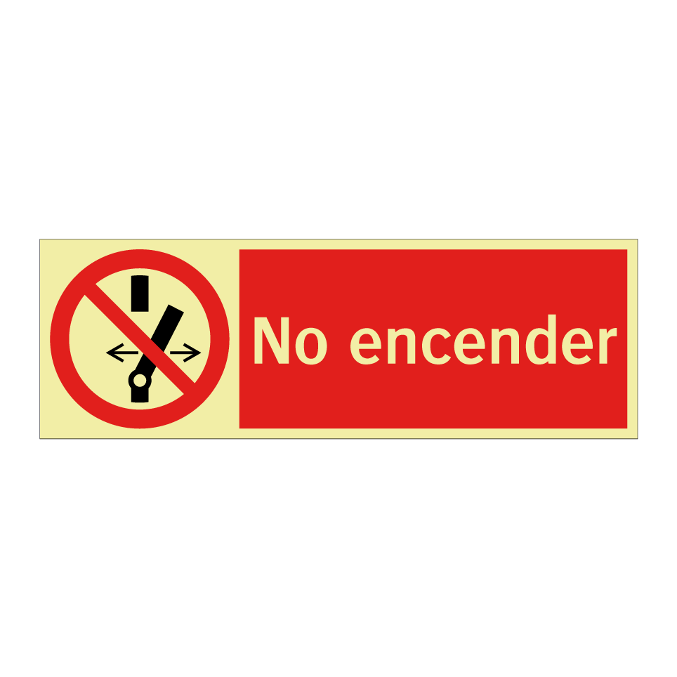 No encender