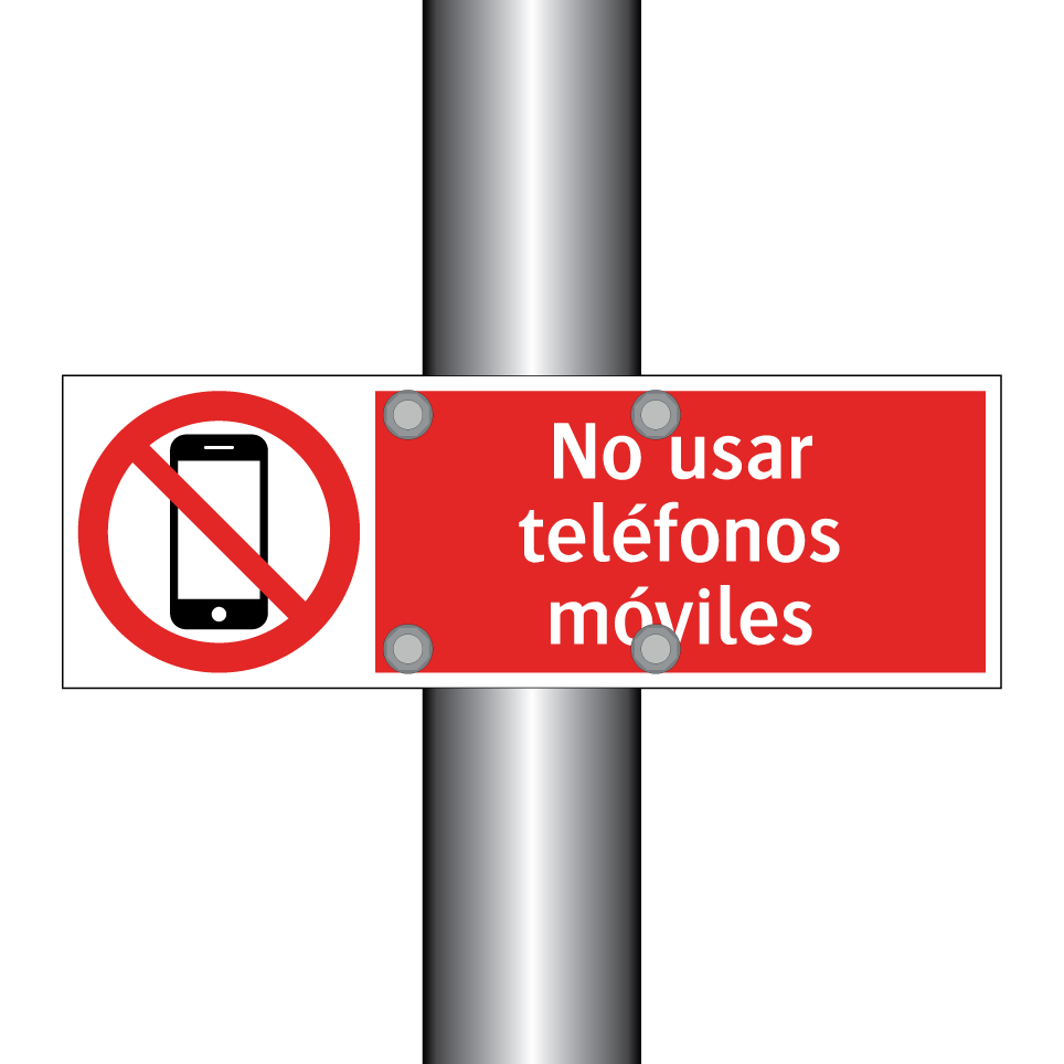No usar teléfonos móviles