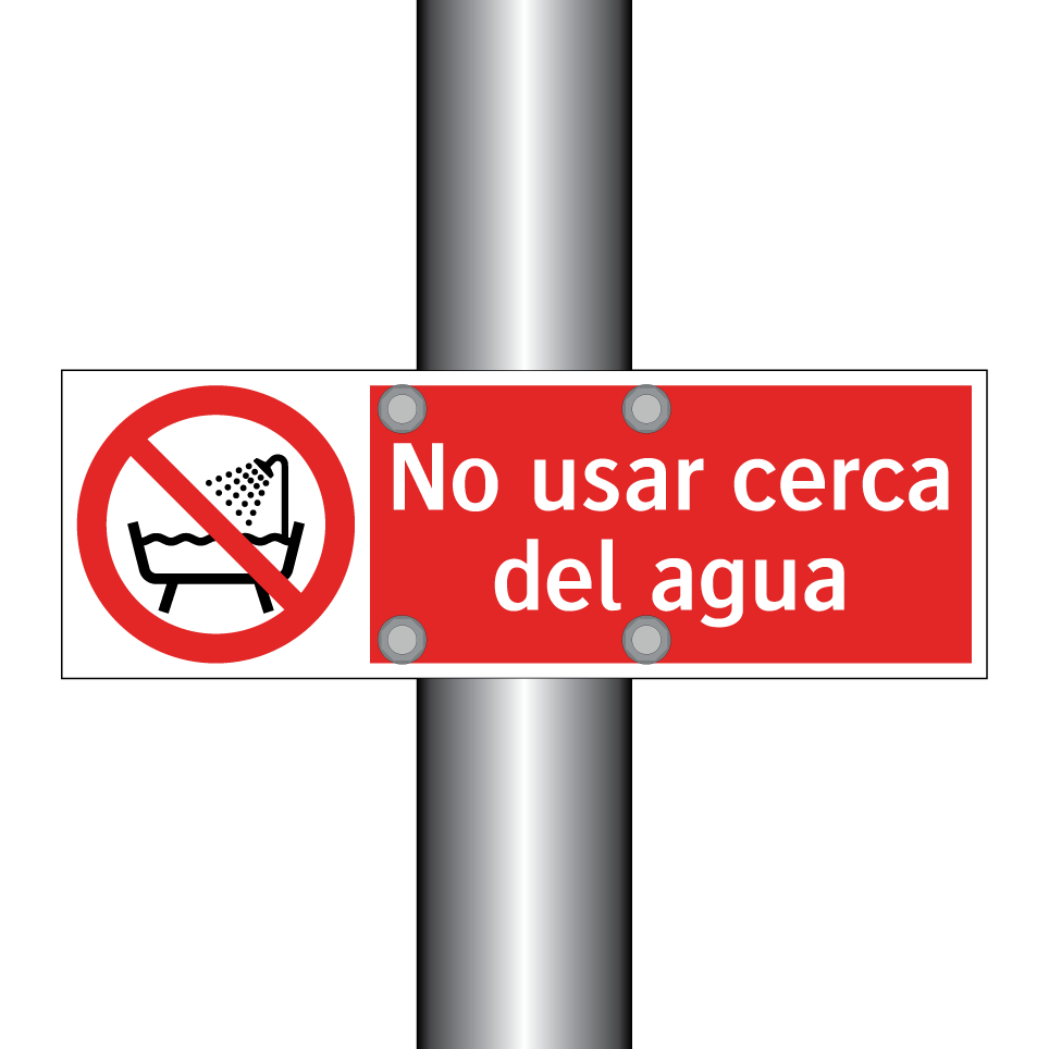 No usar cerca del agua