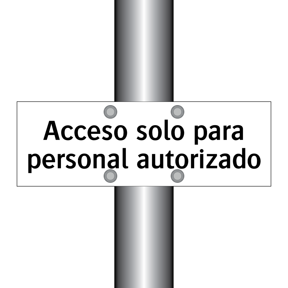 Acceso solo para personal autorizado
