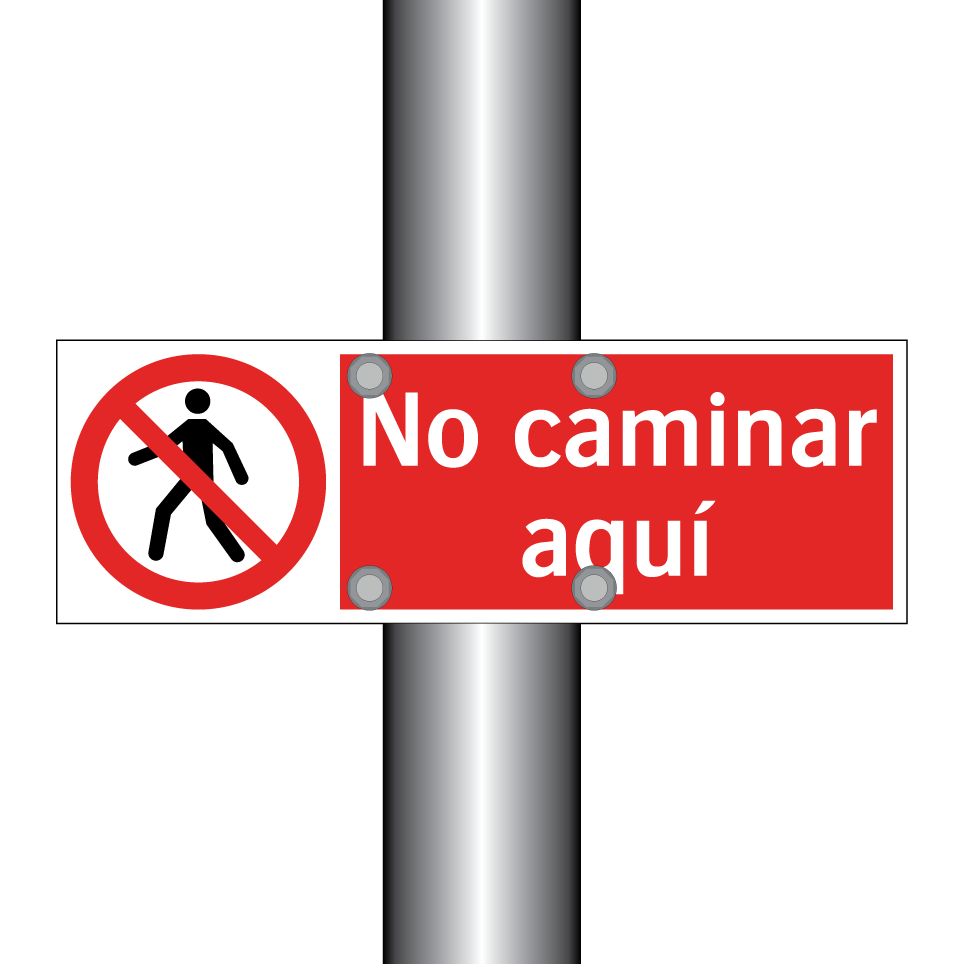 No caminar aquí