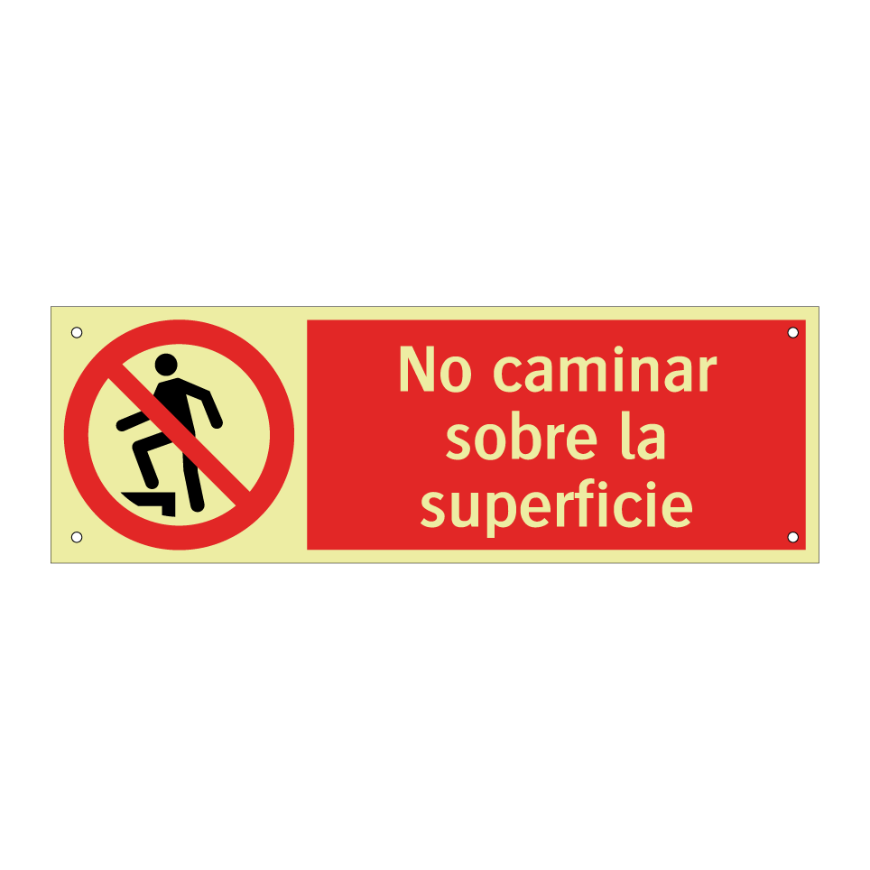 No caminar sobre la superficie