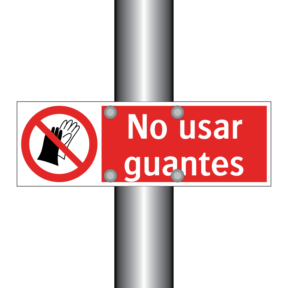 No usar guantes