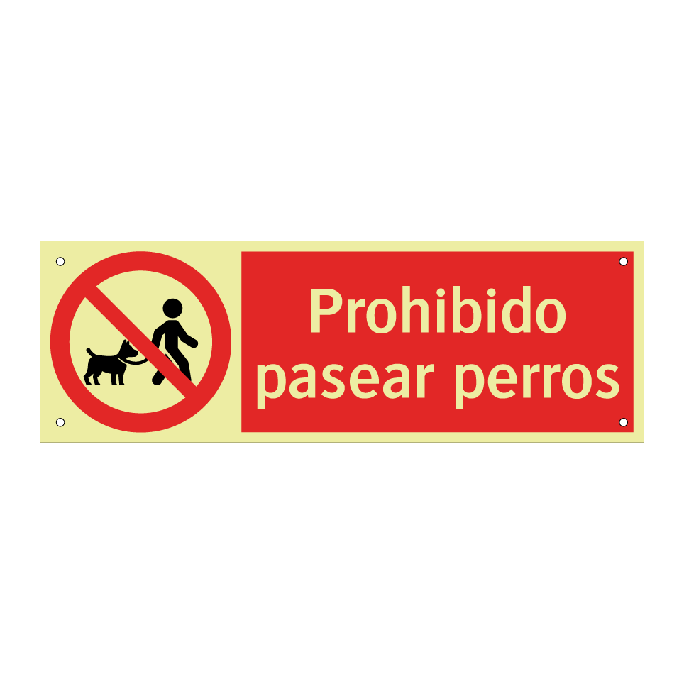 Prohibido pasear perros