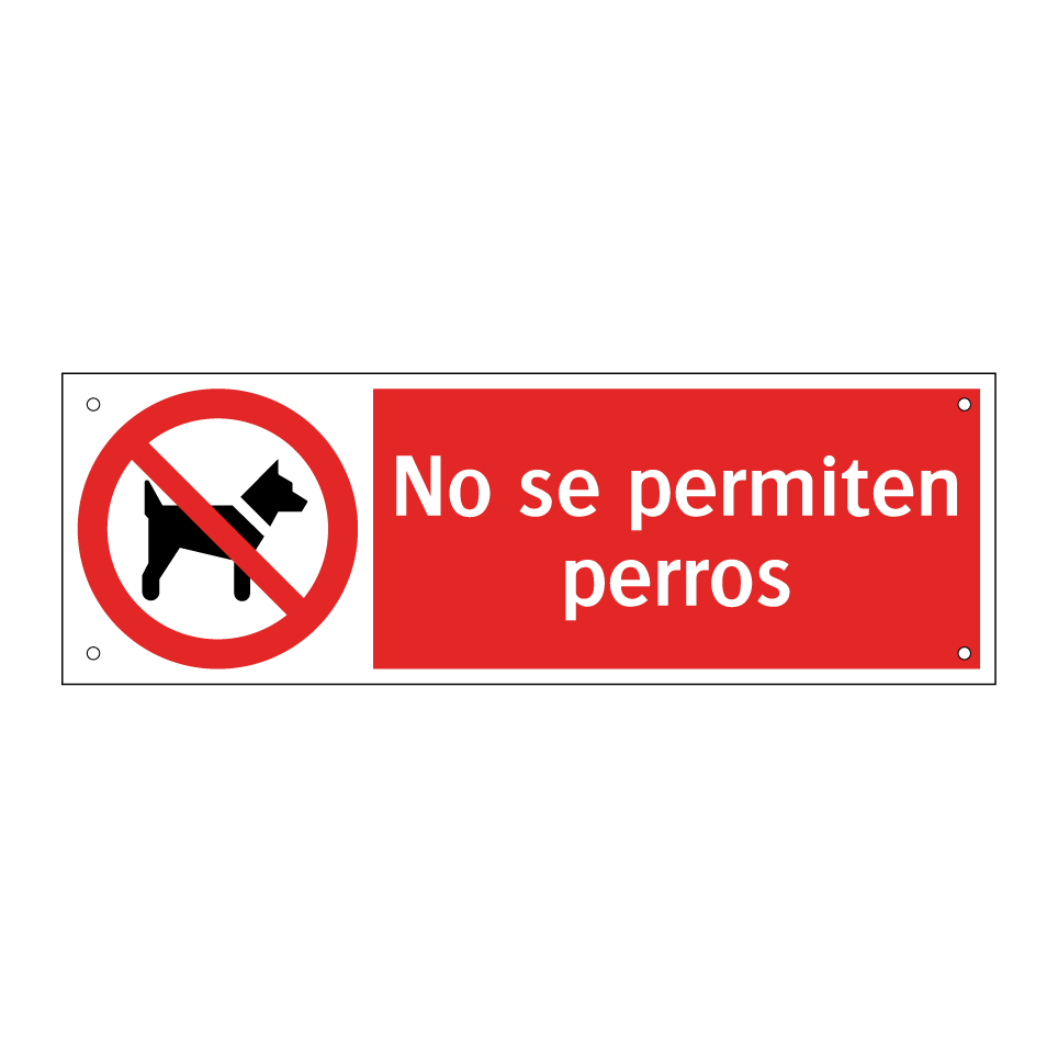 No se permiten perros