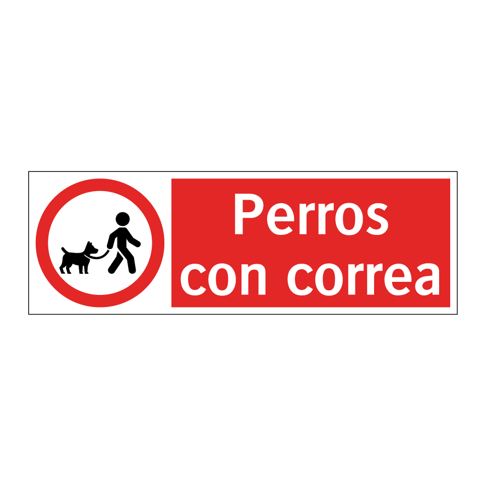 Perros con correa