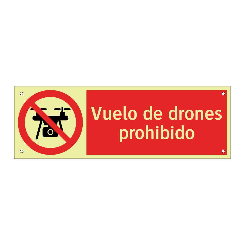 Vuelo de drones prohibido