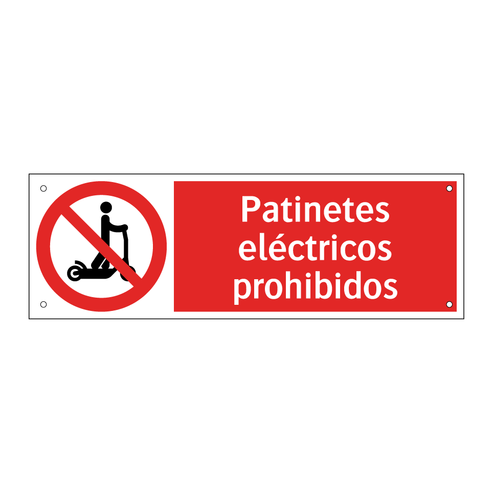 Patinetes eléctricos prohibidos