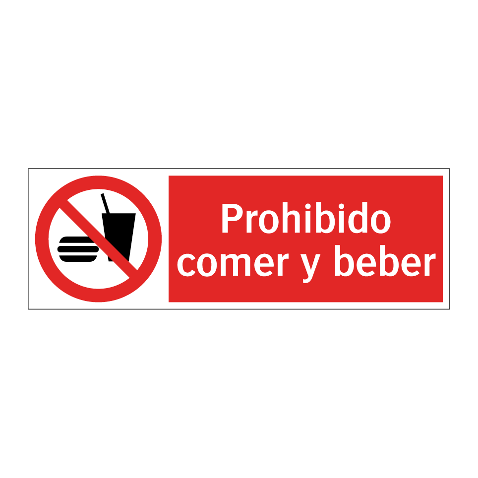 Prohibido comer y beber