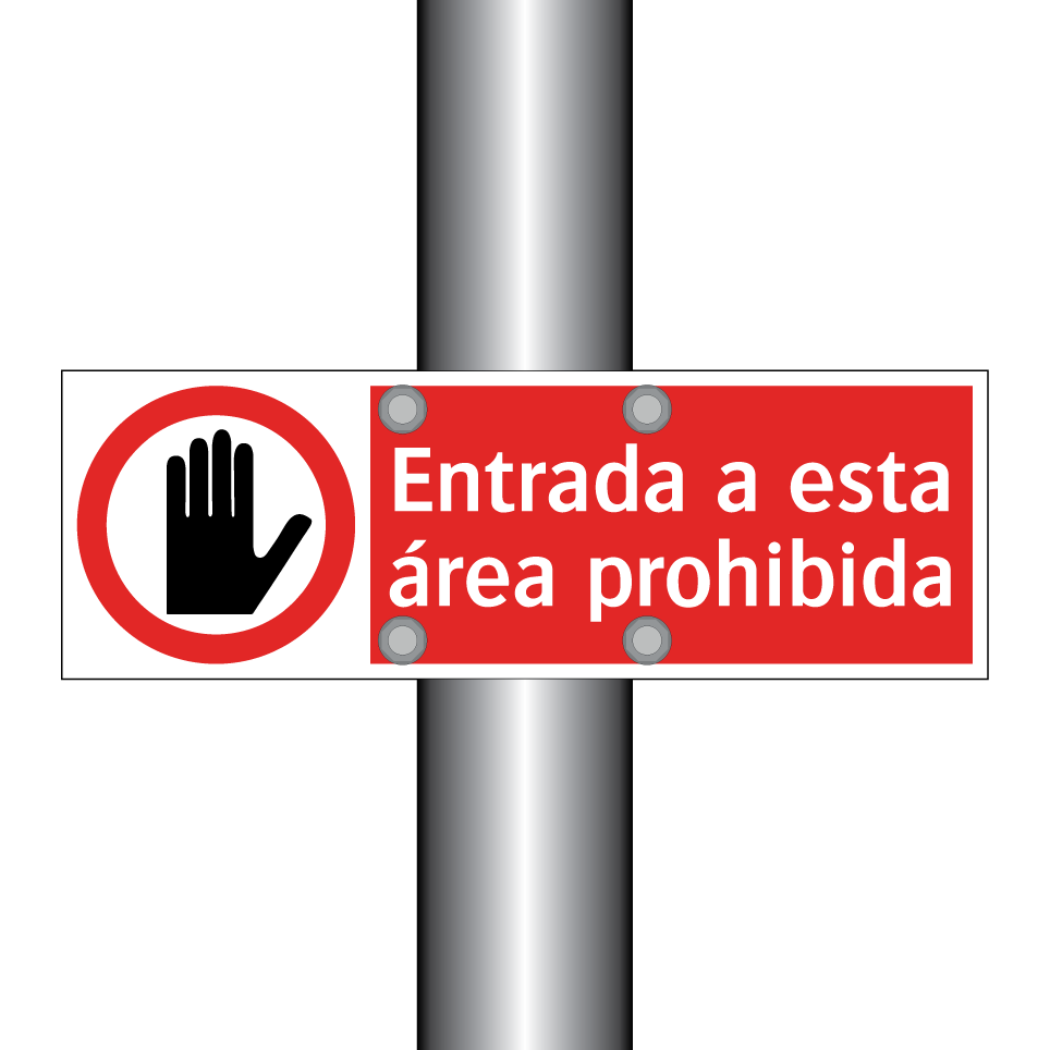 Entrada a esta área prohibida
