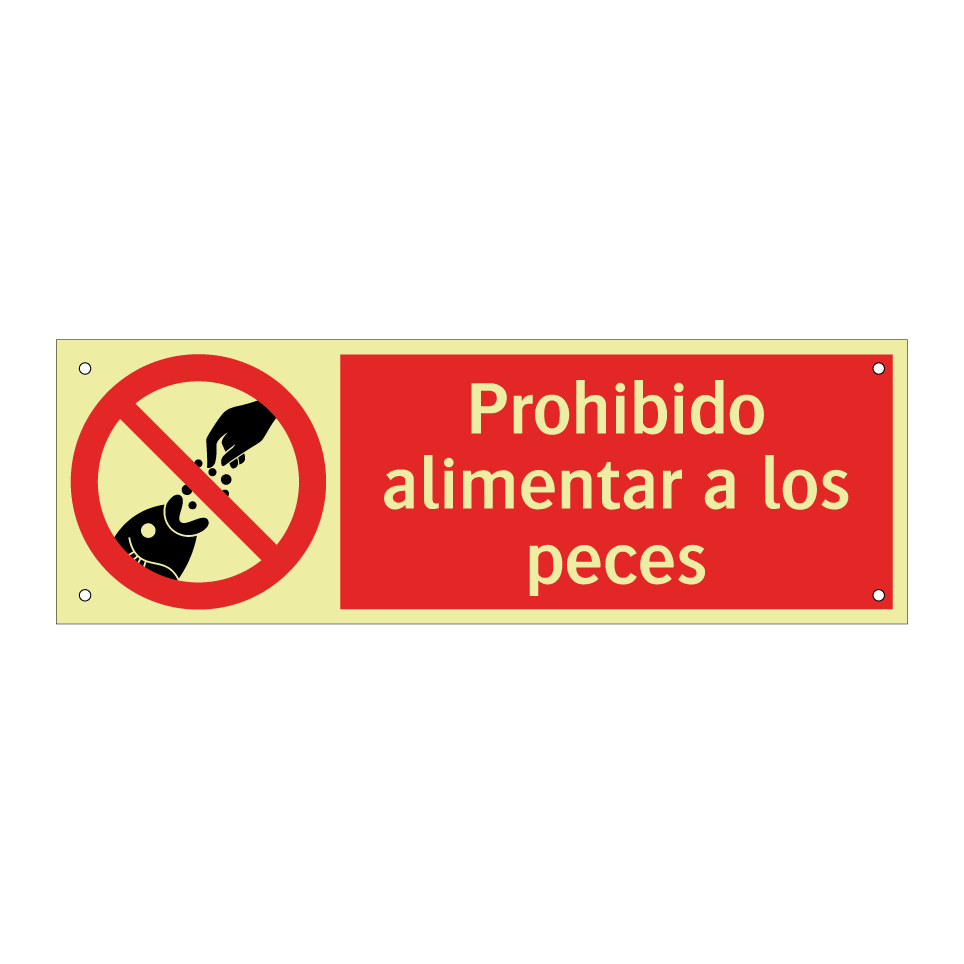 Prohibido alimentar a los peces