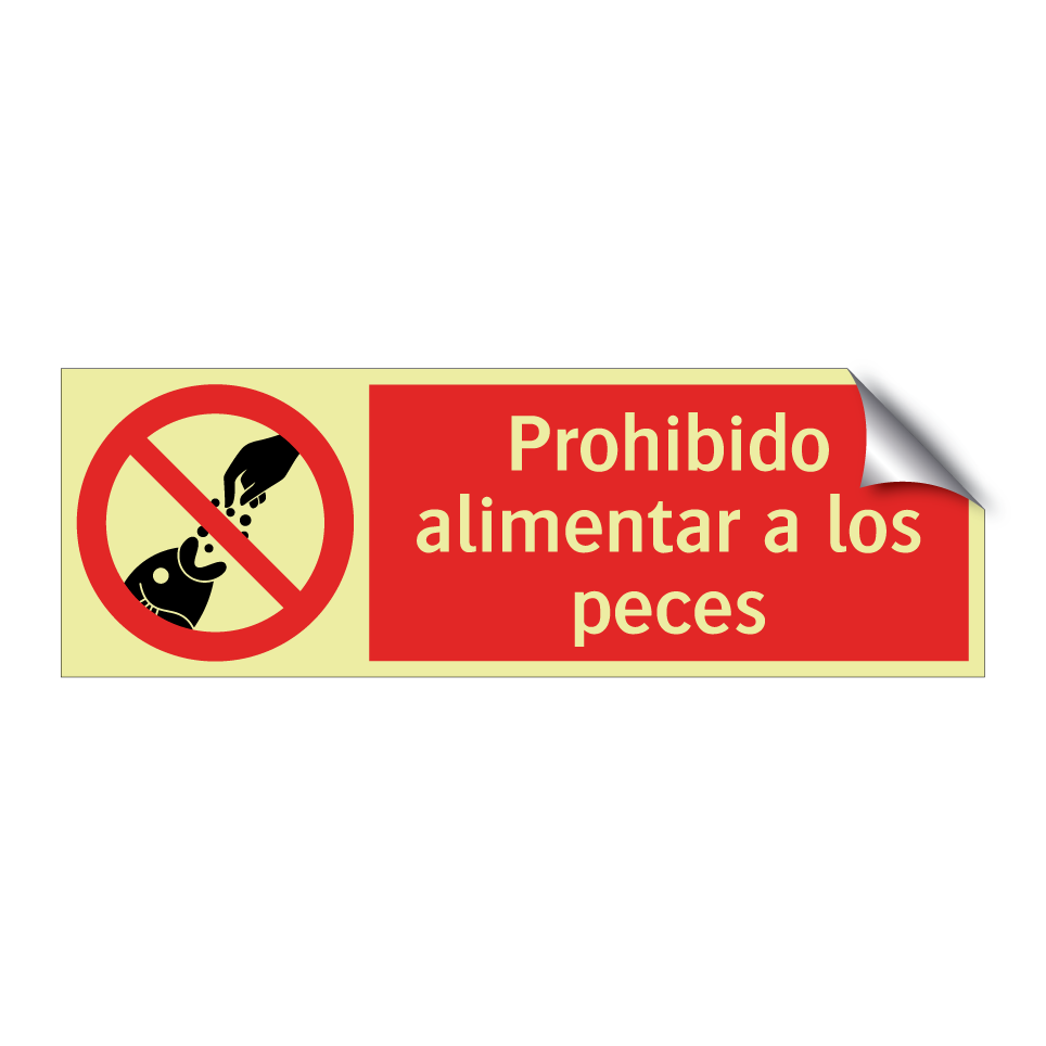 Prohibido alimentar a los peces