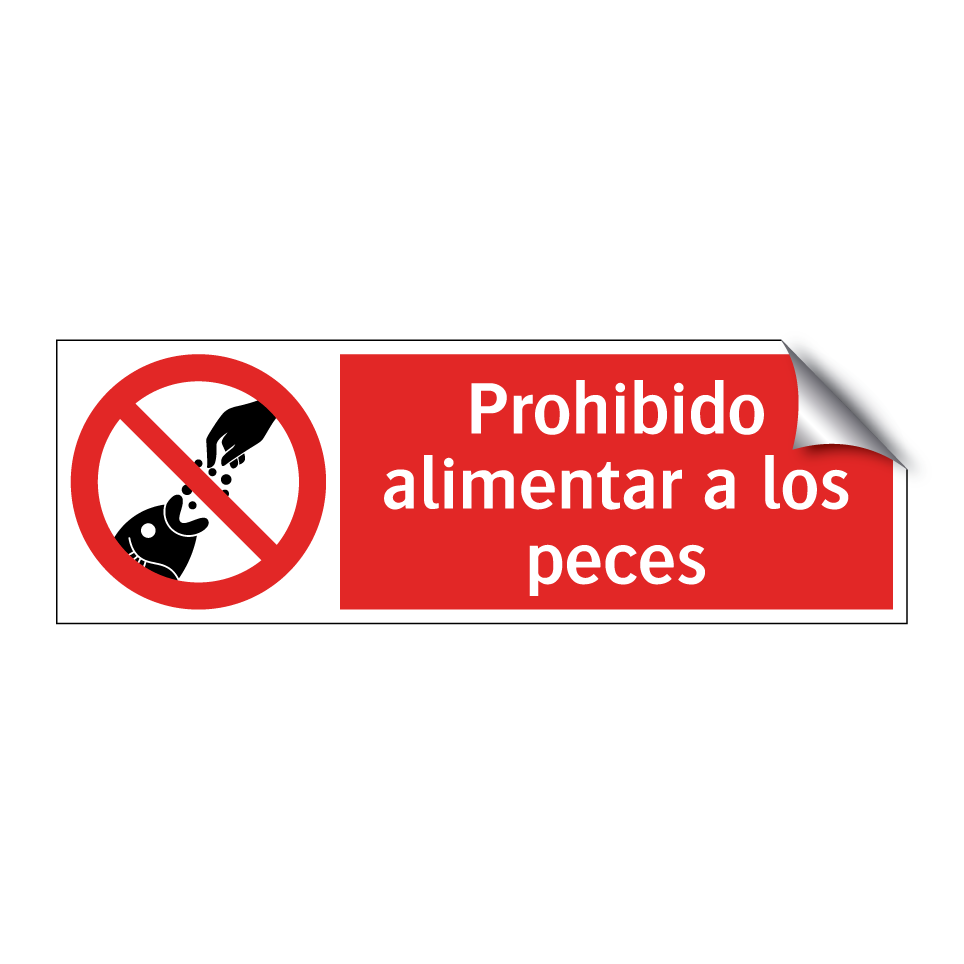 Prohibido alimentar a los peces