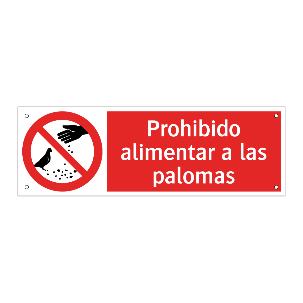 Prohibido alimentar a las palomas