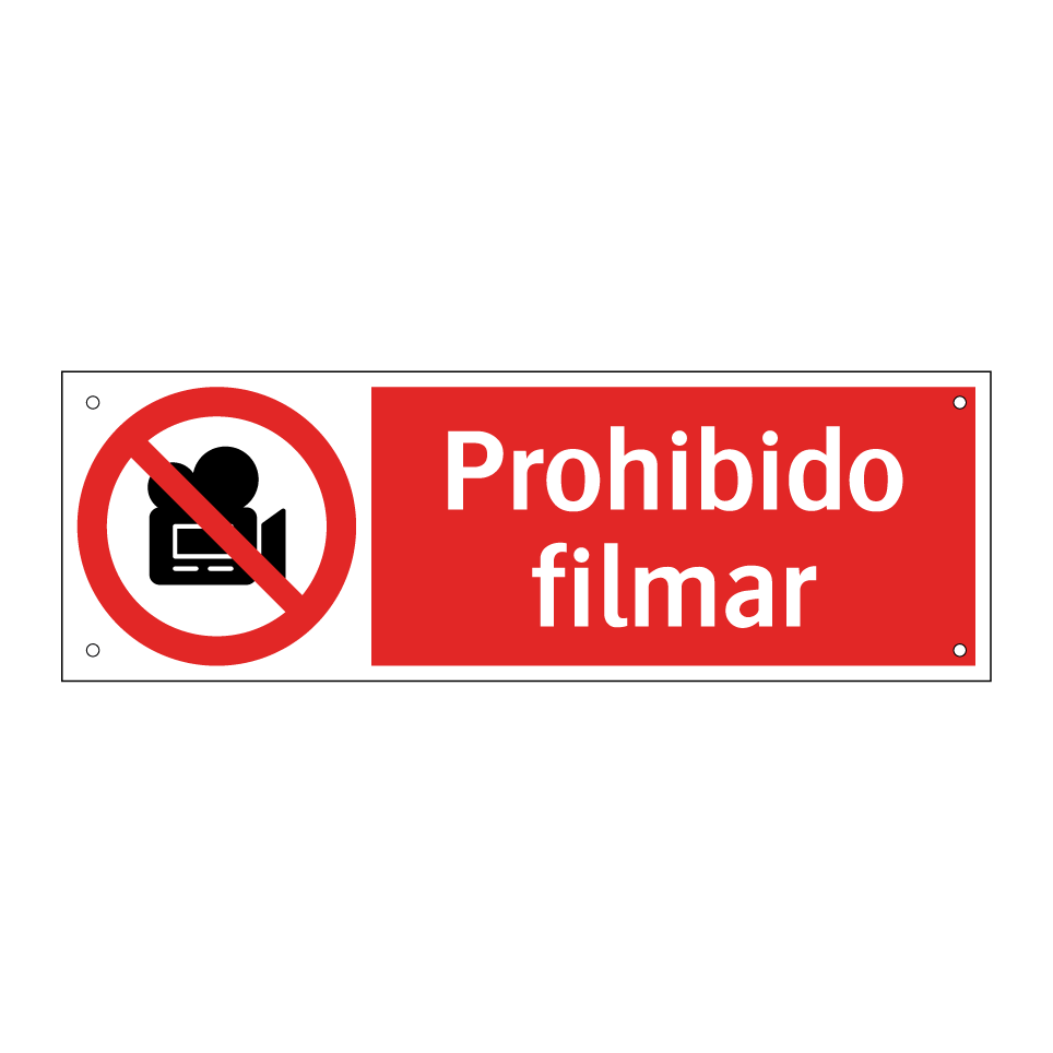 Prohibido filmar