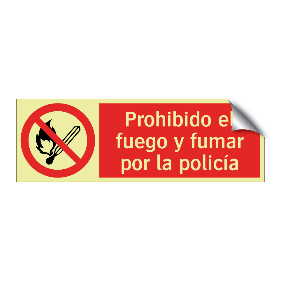 Prohibido el fuego y fumar por la policía
