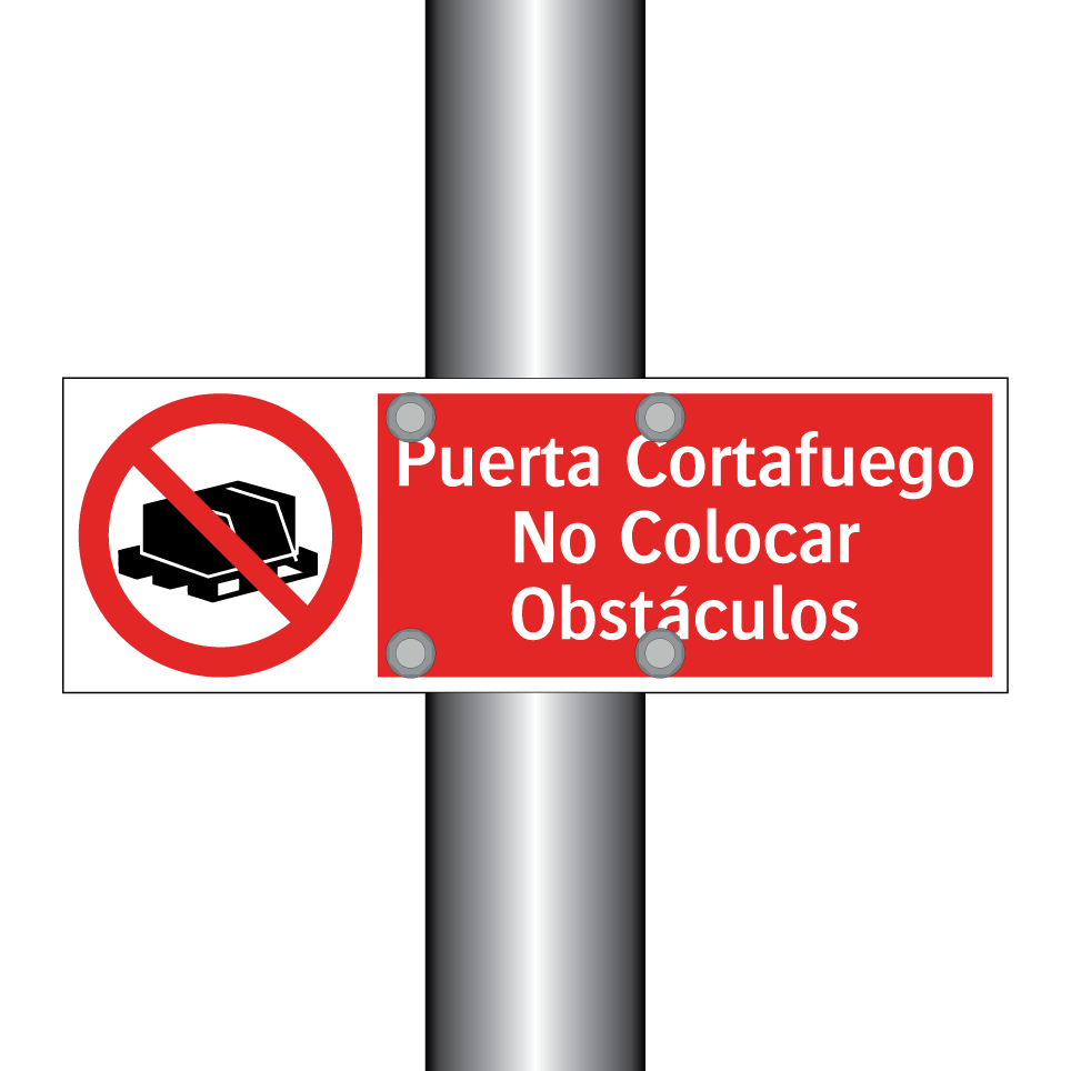 Puerta Cortafuego No Colocar Obstáculos