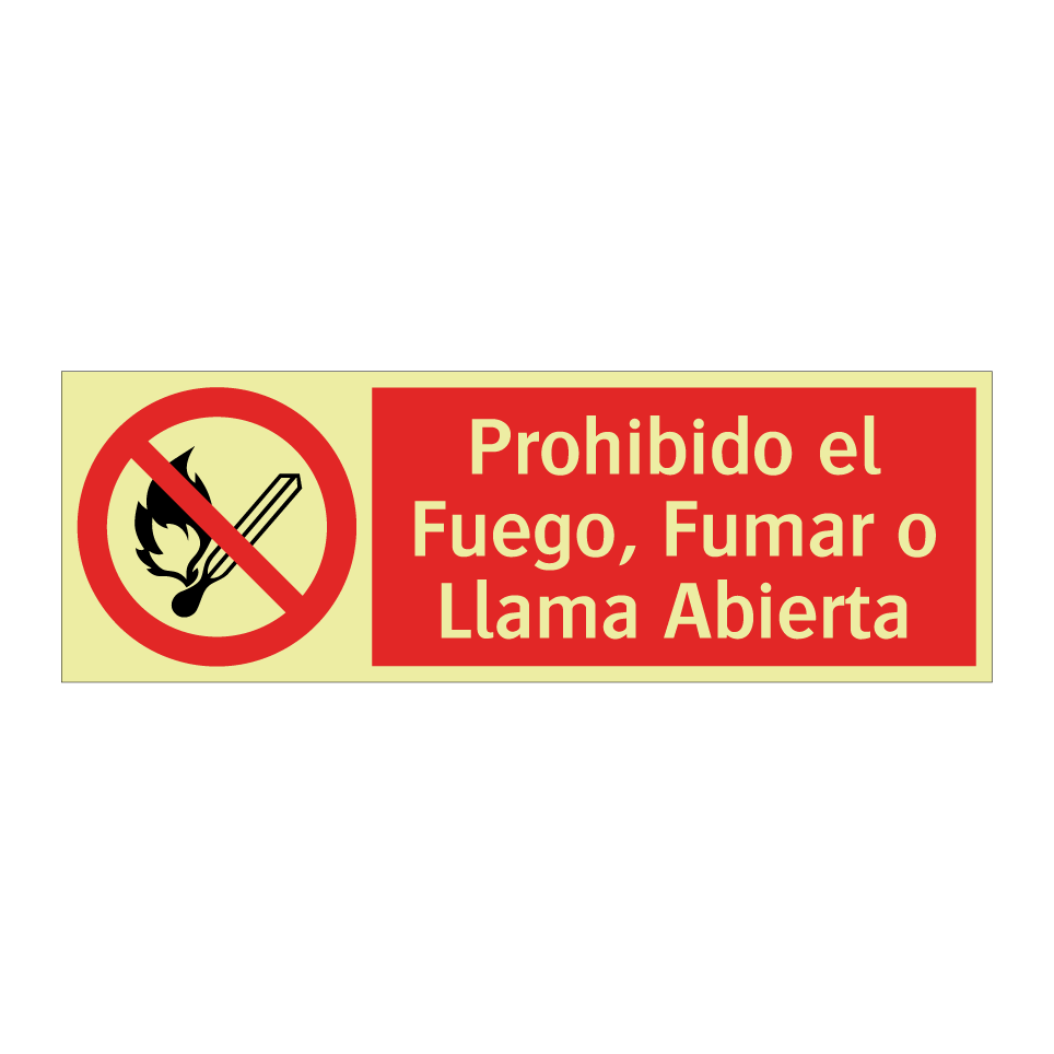 Prohibido el Fuego, Fumar o Llama Abierta