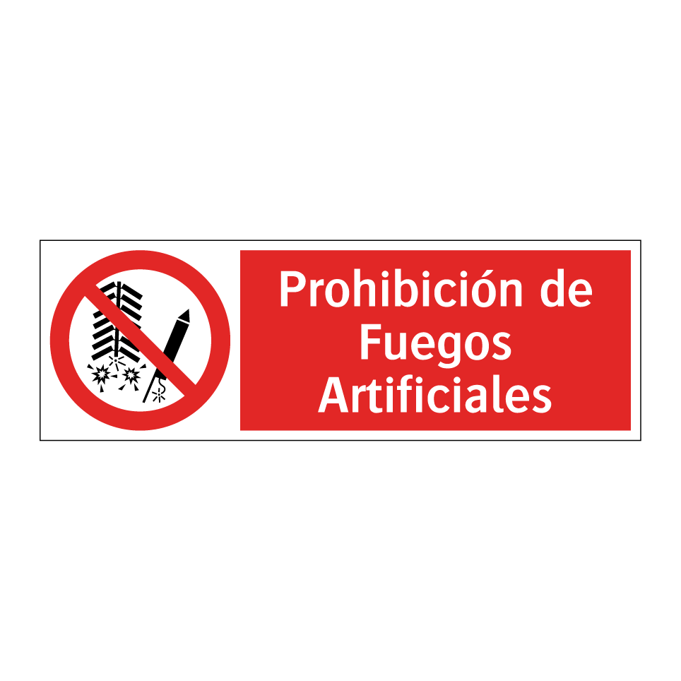 Prohibición de Fuegos Artificiales