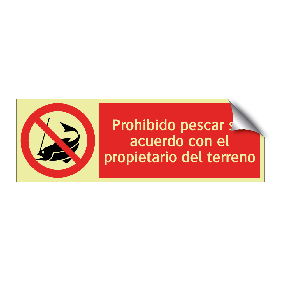 Prohibido pescar sin acuerdo con el propietario del terreno