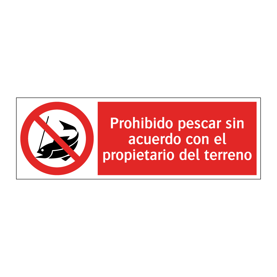 Prohibido pescar sin acuerdo con el propietario del terreno