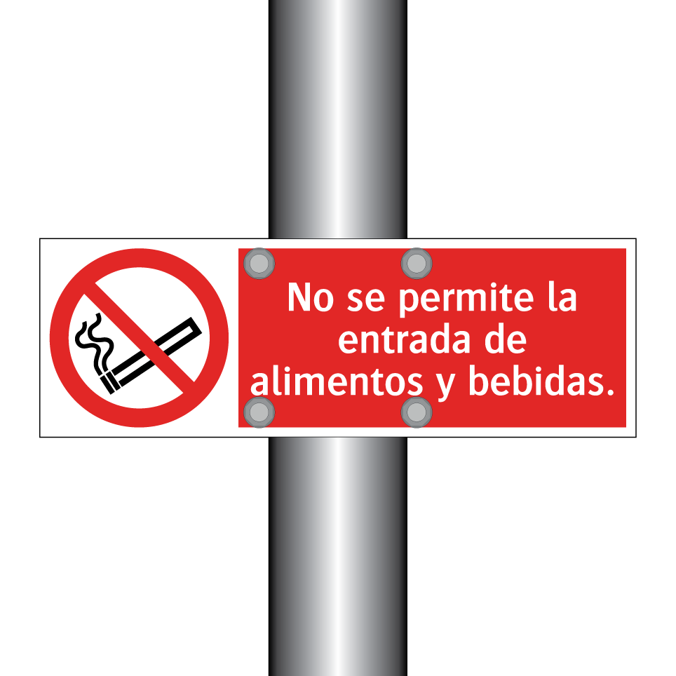 No se permite la entrada de alimentos y bebidas.