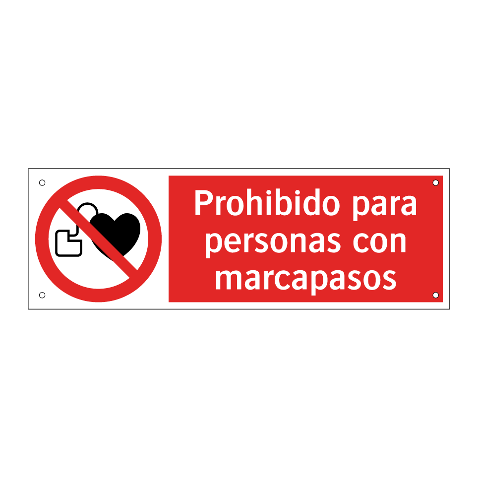 Prohibido para personas con marcapasos