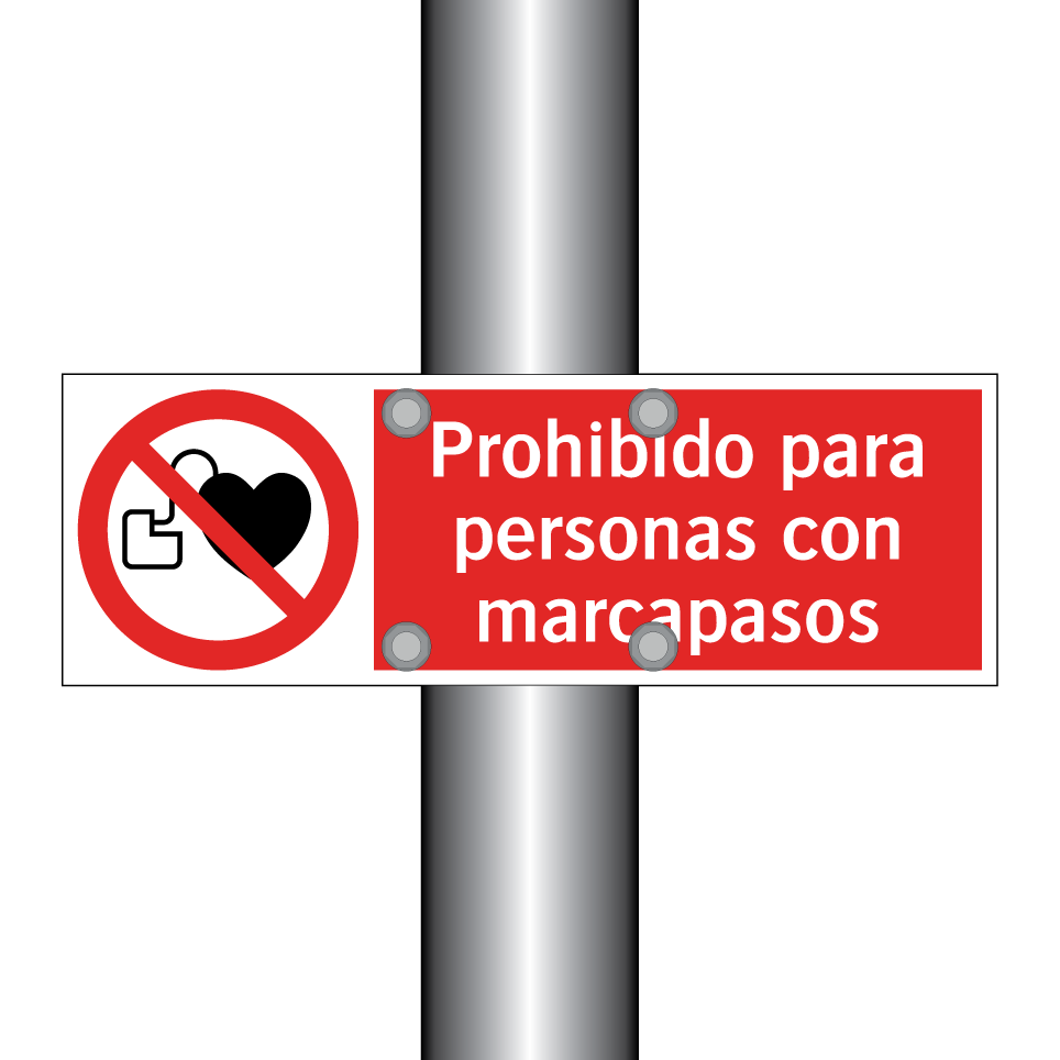 Prohibido para personas con marcapasos