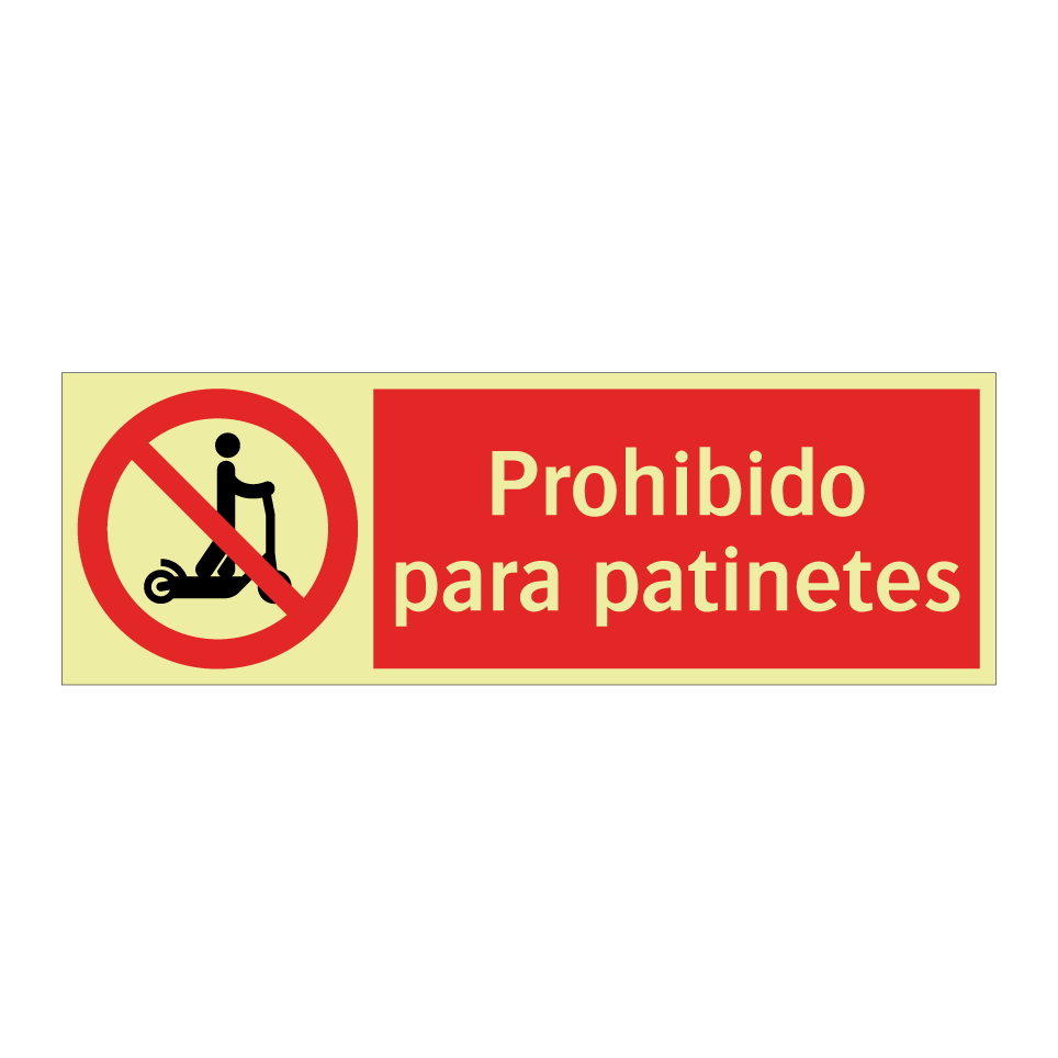 Prohibido para patinetes