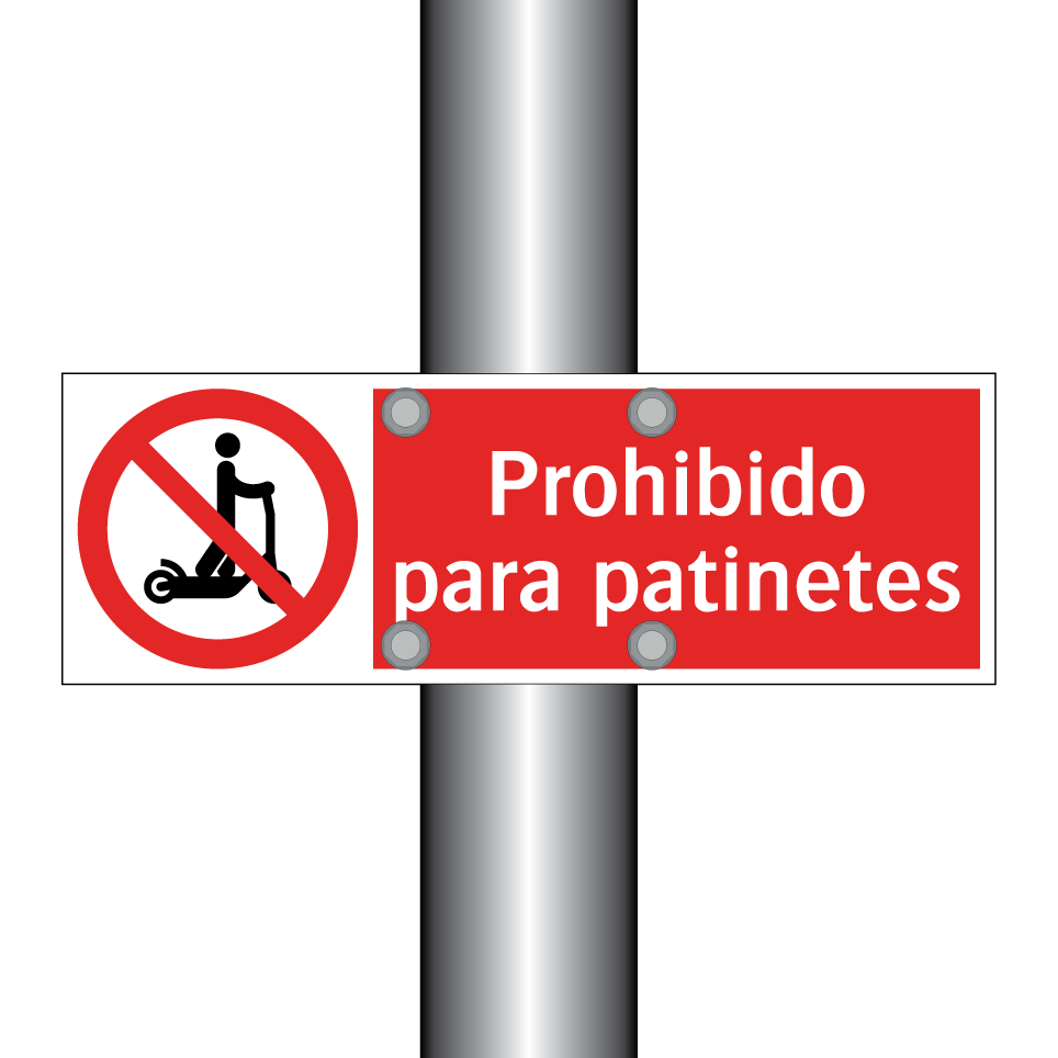Prohibido para patinetes