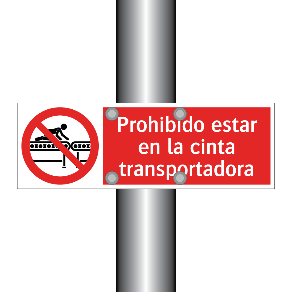Prohibido estar en la cinta transportadora