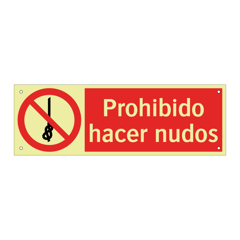 Prohibido hacer nudos
