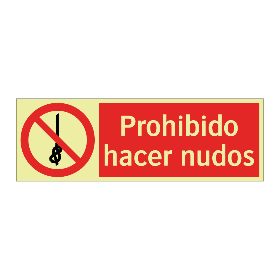 Prohibido hacer nudos